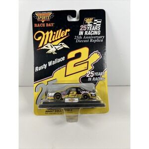 1996 Race Day Miller Rusty Wallace #2 Nascar 1:64 Die Cast NEW